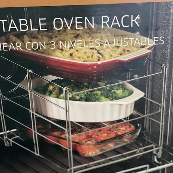 3 Tier Adjustable Oven Rack for Cooking Multiple Items  New in Box Crofton - Picture 4 of 9